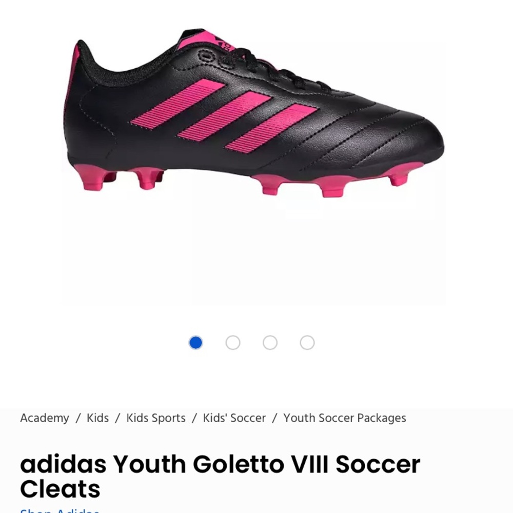 Youth Adidas Soccer Cleats